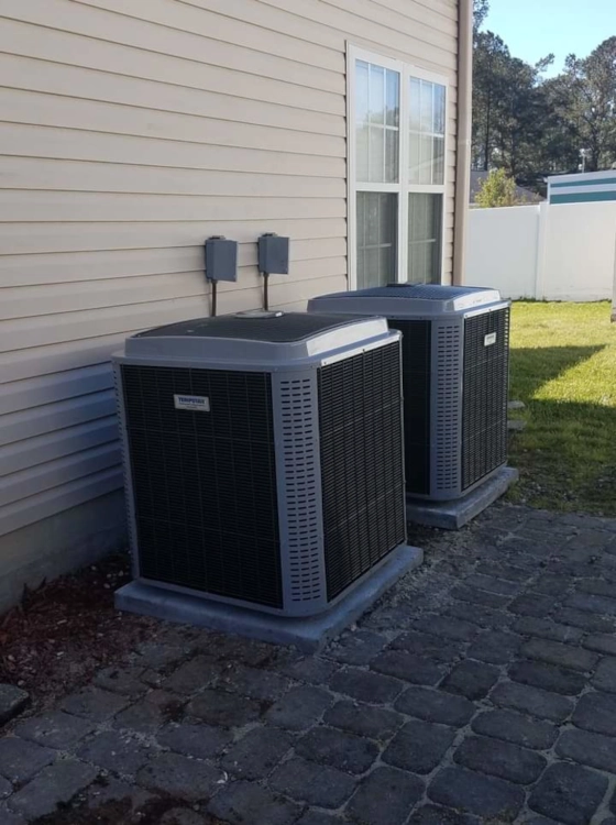 After Residential Condenser Installation