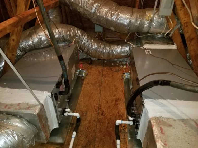 After Air Handler Installation